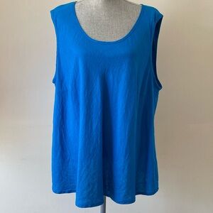 Flax Women's Blue Tank Top